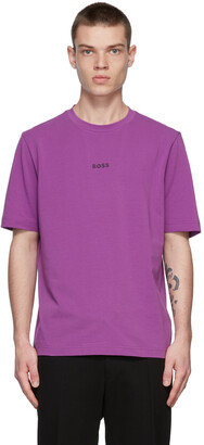 HUGO BOSS Purple Relaxed T-Shirt
