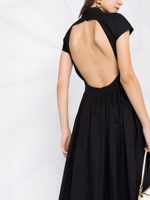 KHAITE Lenore open-back dress