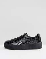 Thumbnail for your product : Puma X Fenty Creepers In Crackled Leather