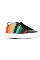 Thumbnail for your product : Paul Smith rainbow stripe sneakers