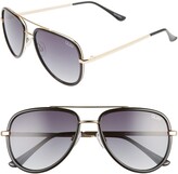Thumbnail for your product : Quay All In 52mm Mini Aviator Sunglasses