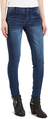 Blue Low-Rise Skinny Jeans