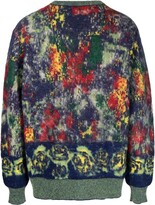 Thumbnail for your product : Toga V-neck patterned intarsia-knit cardigan