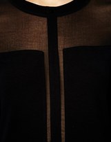 Thumbnail for your product : French Connection Alexa Jersey Dress with Sheer Woven Panel