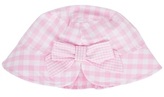 Thumbnail for your product : Tartine et Chocolat Pink and White Gingham Sun Hat