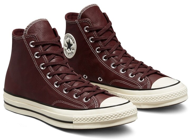 brown leather converse boots