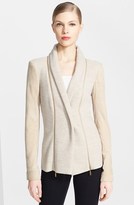 Thumbnail for your product : Oscar de la Renta Shawl Collar Wool & Cashmere Jacket