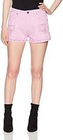 Thumbnail for your product : Parker Lily Women's Destroy Ripped Mid Rise Denim Shorts SH506