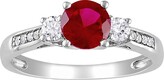 Thumbnail for your product : Stella Grace 10k White Gold Lab-Created Ruby