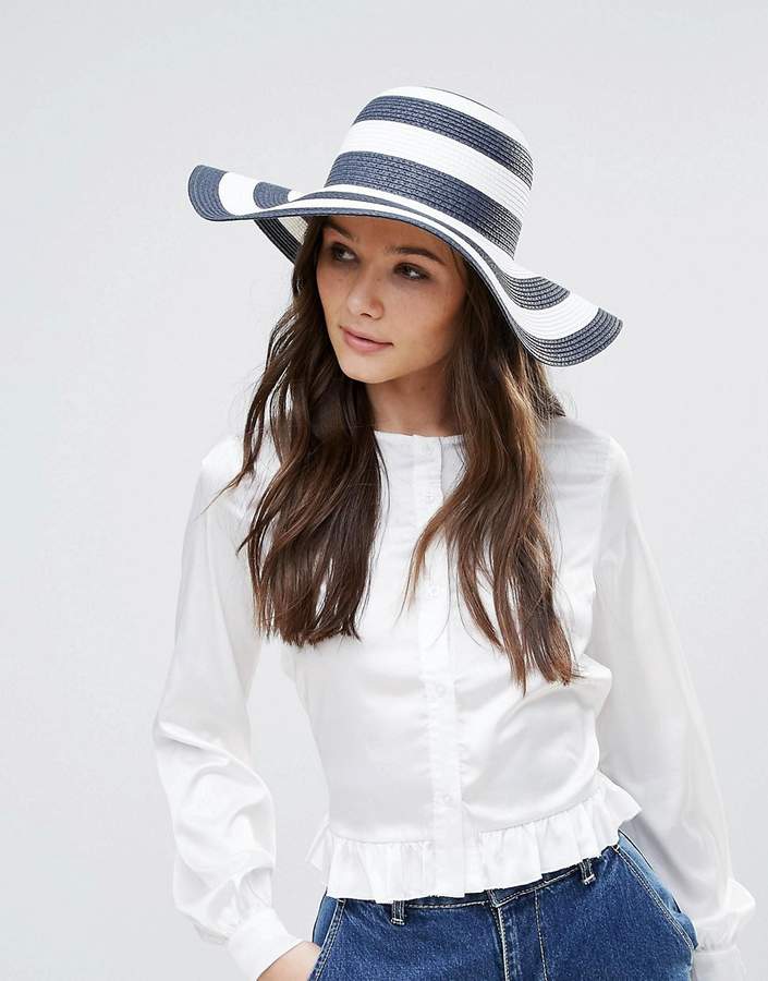 French Connection Oversized Floppy Straw Beach Hat ShopStyle