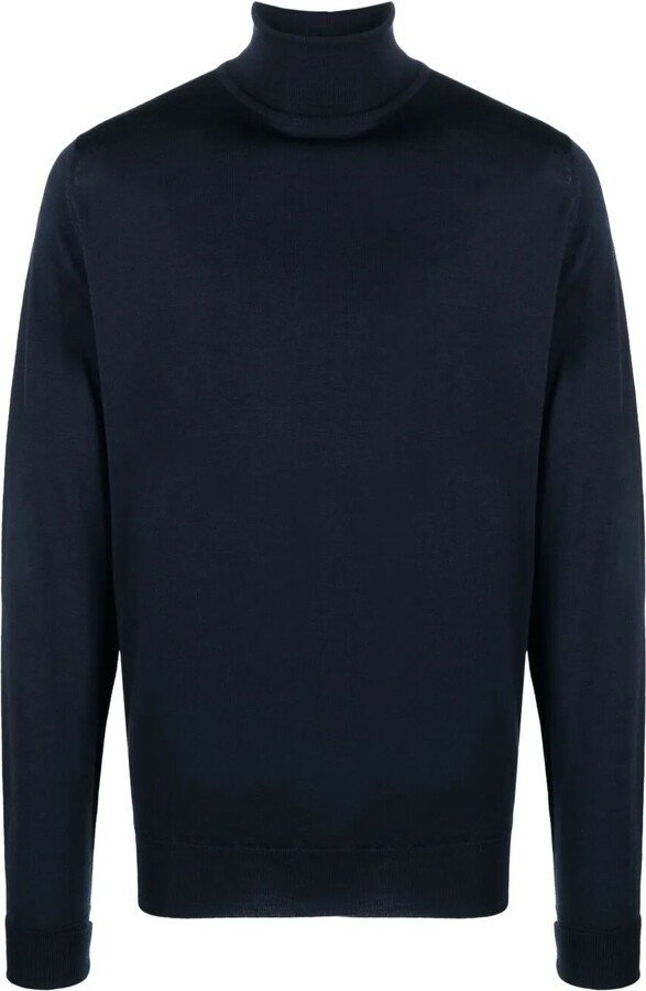 John Smedley Richards Extra Fine Merino Wool Turtleneck