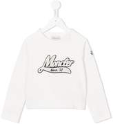 Thumbnail for your product : Moncler Kids logo patch sweatshirt