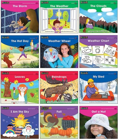 Newmark Learning NewmarkLearningEarlyRisingReadersWeatherThemeSet