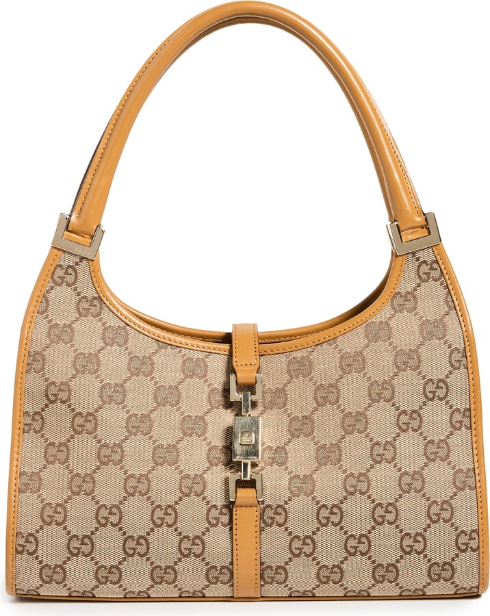 Shopbop Archive Gucci Jackie Line Handbag, GG Canvas Bag - ShopStyle