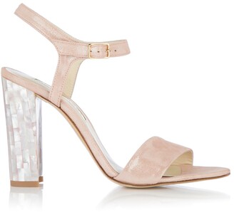 white 3 inch block heels