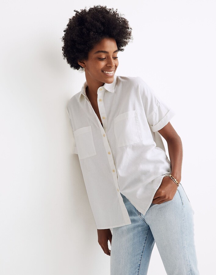 madewell denim courier shirt
