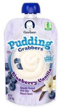 Gerber Graduates® 3.5 oz. Blueberry Vanilla Pudding Grabbers