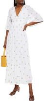 Thumbnail for your product : Antik Batik Oriane Embellished Cotton-mousseline Maxi Dress