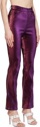 Area Purple Slit Trousers