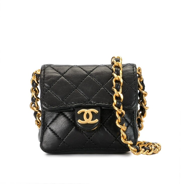 Chanel Pre Owned 1990s Mini Diamond-Quilted Crossbody Bag - ShopStyle
