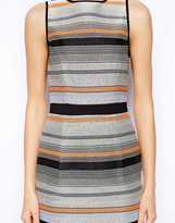 Thumbnail for your product : Warehouse Stripe Jacquard Dress