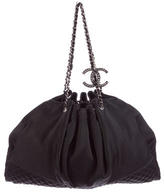 Thumbnail for your product : Chanel Melrose Satin Cabas Tote