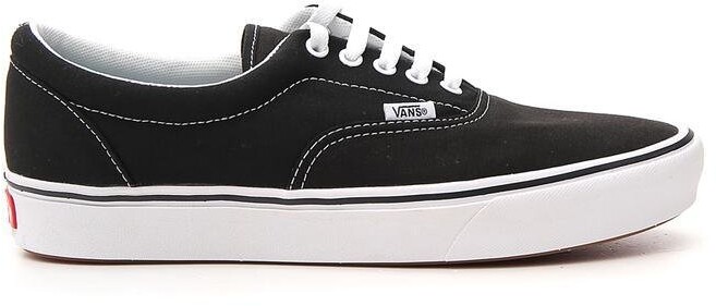black leather lace up vans