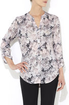 Thumbnail for your product : Wallis Neutral Flower Print Shirt