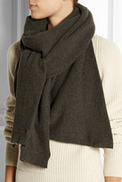 Thumbnail for your product : Christophe Lemaire Asymmetric yak and merino wool-blend scarf