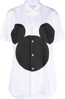 Mickey-motif short-sleeved cotton shi 