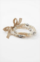 Thumbnail for your product : J. Jill Multistrand pearl & bead stretch bracelet
