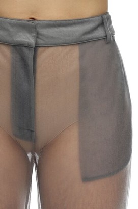 Off-White Tied Ankles Nylon Mesh Pants - ShopStyle