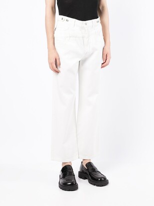 Feng Chen Wang Layered High-Waisted Jeans