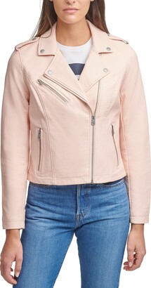 Levi's Women's Faux Leather Classic Motorcycle Jacket (Regular and Plus  Sizes) - ShopStyle