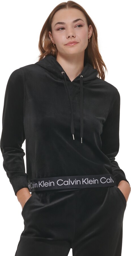 Calvin Klein Cropped Hoodie | ShopStyle