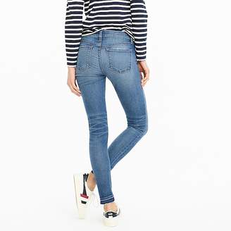 J.Crew Tall 8" toothpick jean in Newcastle wash with let-down hem