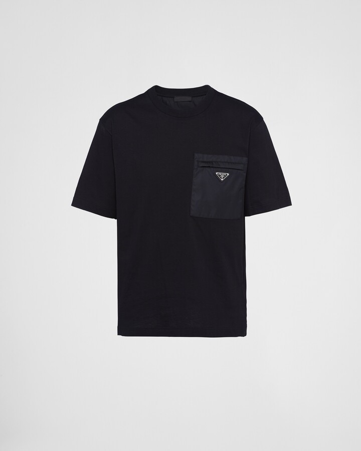 Prada Men's Black Short Sleeve Shirts | ShopStyle