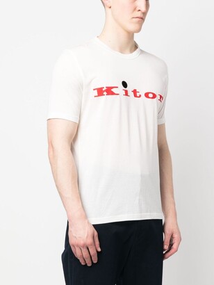 Kiton logo-print T-shirt