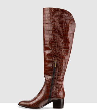 Habbot. Women's Brown Knee-High Boots - Bussa Knee-High Boots - Size One Size, 40 at The Iconic