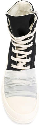 Rick Owens hi-top lace up sneakers