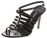 Thumbnail for your product : Prabal Gurung Multistrap Leather Sandals