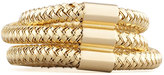 Thumbnail for your product : Roberto Coin Primavera Three-Strand Ring, Yellow Gold
