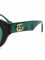 Thumbnail for your product : Gucci Eyewear Cat-Eye Tinted Sunglasses