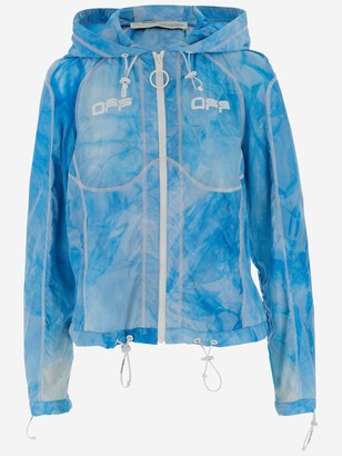 off white tie dye jacket