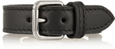 Thumbnail for your product : Proenza Schouler PS11 leather and silver-tone bracelet