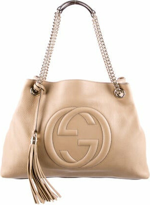 Gucci Interlocking Top Handle Bag (Outlet) Leather Medium - ShopStyle