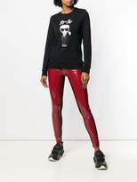 Thumbnail for your product : Karl Lagerfeld Paris Ikonik Japan embroidered sweatshirt