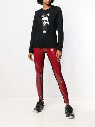 Karl Lagerfeld Paris Ikonik Japan embroidered sweatshirt