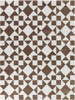 Guildford Rust/Cream Southwest Modern Area Rug
