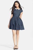 Thumbnail for your product : Kate Spade Women's 'Kimberly' Embellished Denim Fit & Flare Dress